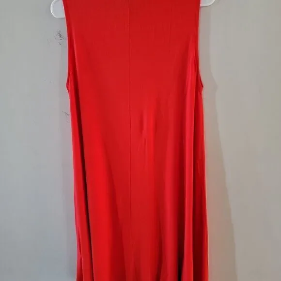 asos Petite Red Casual Midi Dress - Picture 10 of 15